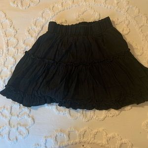 COPY - princess polly mini black skirt